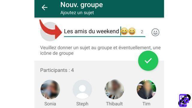 How to create a group on WhatsApp?