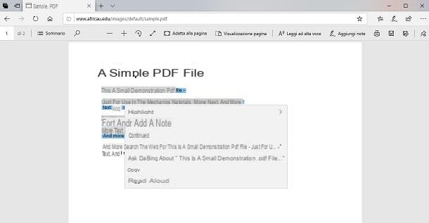Come fare copia e incolla da un PDF