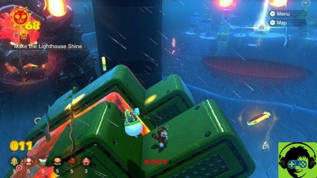 Mario 3D World: Bowser's Fury - Come far brillare tutti i gatti | 100% Roiling Roller Isle Guide