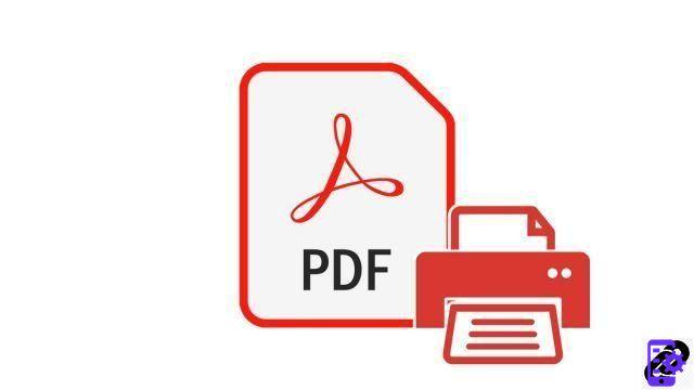 How do I print a PDF file?