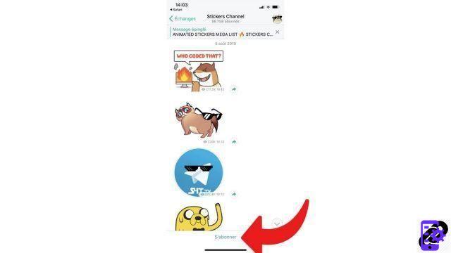 Como adicionar adesivos no Telegram?