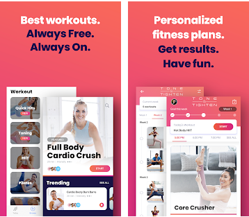 Best free fitness apps