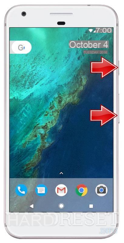 Come fare Hard Reset Google Pixel e XL