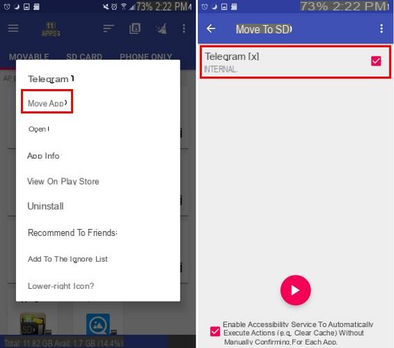 Comment déplacer l'application Android vers la carte SD | androidbasement - Site officiel