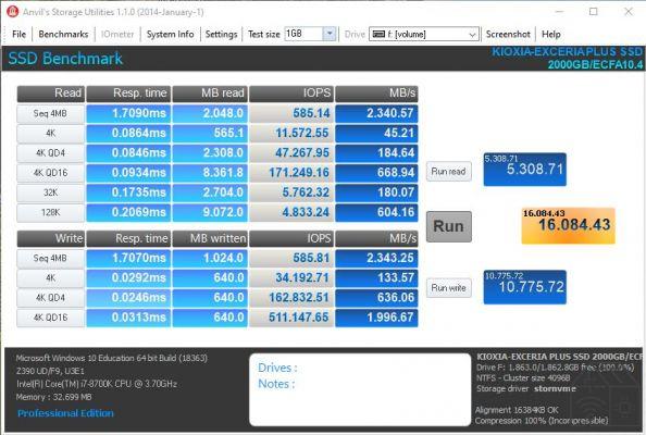 The Kioxia Exceria Plus review: it takes flight in data writing