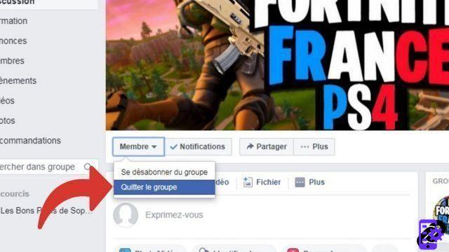 How to leave a group on Facebook?