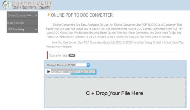 Convertitore PDF Word gratis