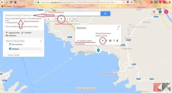 How to create routes and itineraries in Google Maps