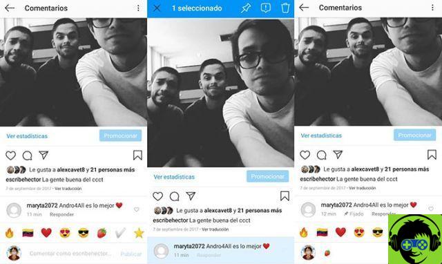 L'astuce pour configurer des commentaires sur Instagram est qu'ils sont toujours