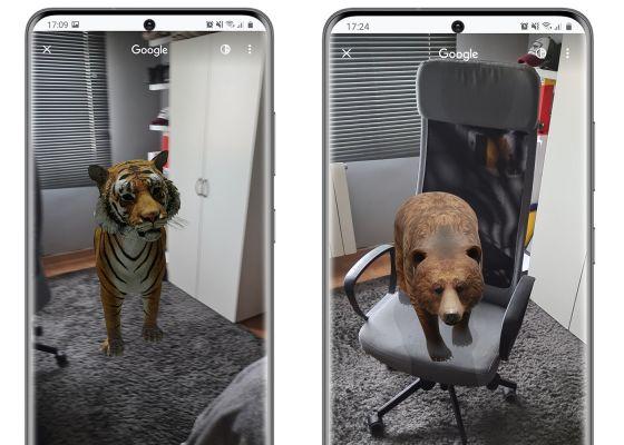 All 3D objects you can see with reality increases from Google