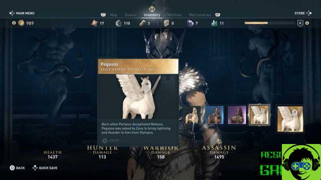 AC: Odyssey Horse Skin Guide: Unicorn, Pegasus, Abraxas