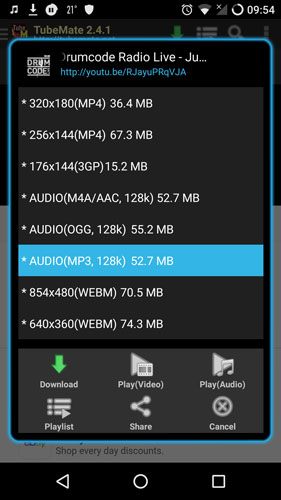 Aplicativos gratuitos de download de música para Android