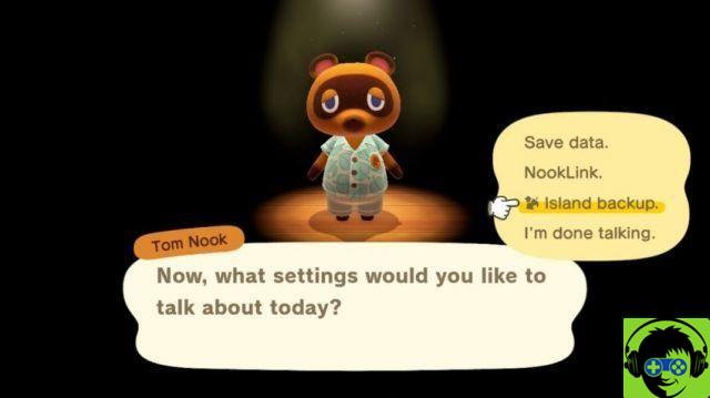 Como habilitar o salvamento de ilhas em Animal Crossing: New Horizons