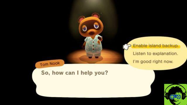 Como habilitar o salvamento de ilhas em Animal Crossing: New Horizons