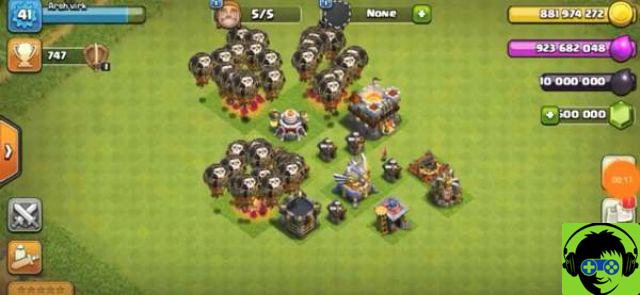 Códigos para Nulls Clash of Clans