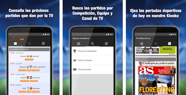 The best apps to see the spanish league