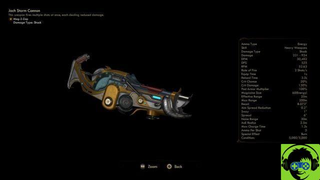 The Outer Worlds: Peril On Gorgon DLC - Todas las ranuras de armas con nombre | Guía de armas única