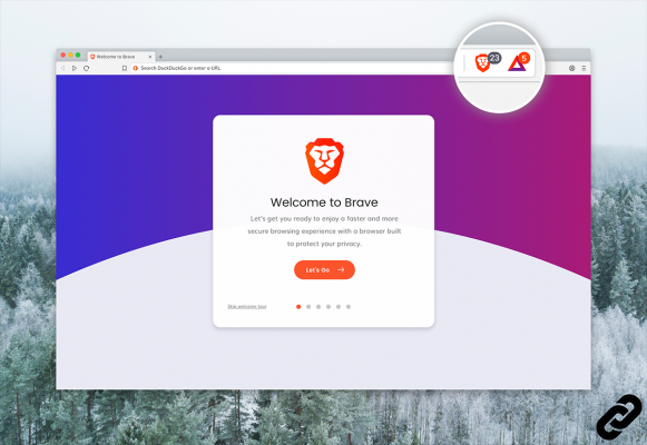 Como gerencio o Brave Extensions?