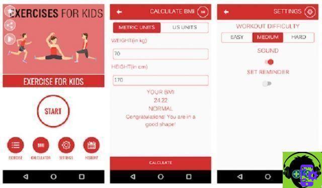 Las mejores apps para que los niños hagan ejercicio en casa