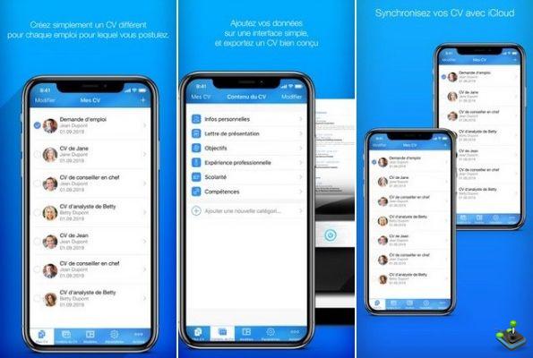 Las mejores aplicaciones de creación de currículums para iPhone