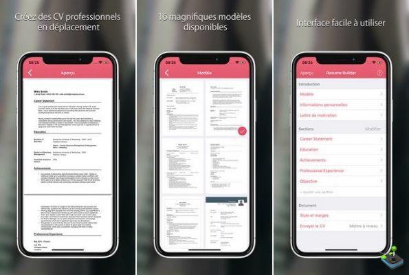 Le migliori app per la creazione di curriculum per iPhone