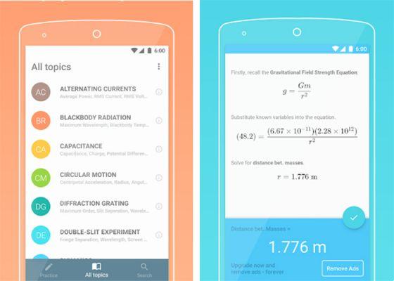 Les meilleures applications pour apprendre la physique avec votre mobile