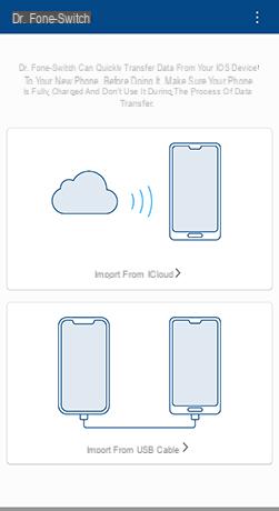 Transfiera datos de iPhone a Android sin PC -