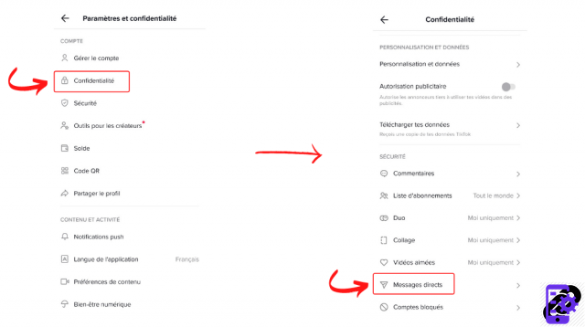 How to allow direct messages on TikTok?
