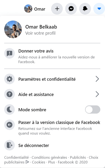 Facebook: how to activate dark mode on smartphone and PC?