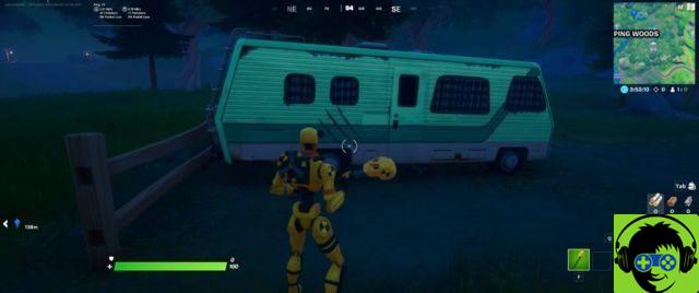 Onde investigar marcas de garras misteriosas em Fortnite Capítulo 2 Temporada 4 - Desafio Wolverine