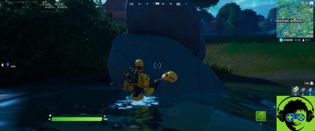 Onde investigar marcas de garras misteriosas em Fortnite Capítulo 2 Temporada 4 - Desafio Wolverine