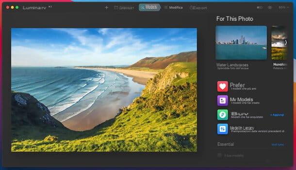 Come modificare le foto con Luminar AI
