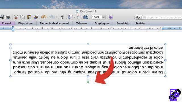 ¿Cómo invertir un texto en Word?