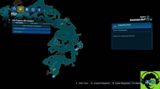 Borderlands 3 | Guia de Caça Lendária,Todas as Posições