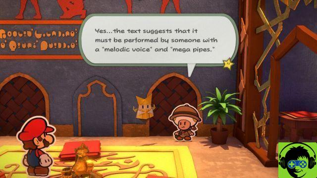 Paper Mario: The Origami King - Risolvi i puzzle in Shroom City | Procedura dettagliata nel deserto di carta vetrata in fiamme