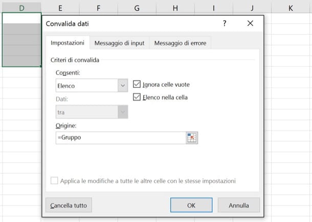 How to make drop-down menus in Excel