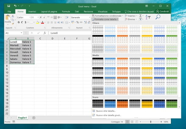 Cómo hacer menús desplegables en Excel