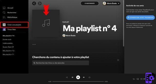 How to create and share a playlist on Spotify?