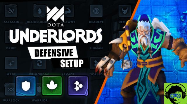 Guerrero de estrategia de Dota Underlords - Druida - Escala