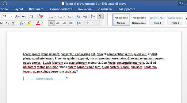 Cómo deshacerse del salto de página de Word