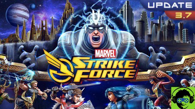 Actualización 3.7 de Marvel Strike Force - El fin de la era Ultron
