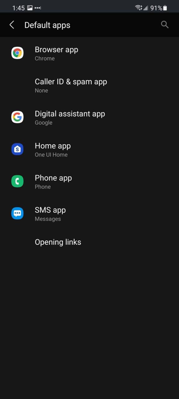 Comment changer l'assistant numérique par défaut sur Galaxy S21 / S22