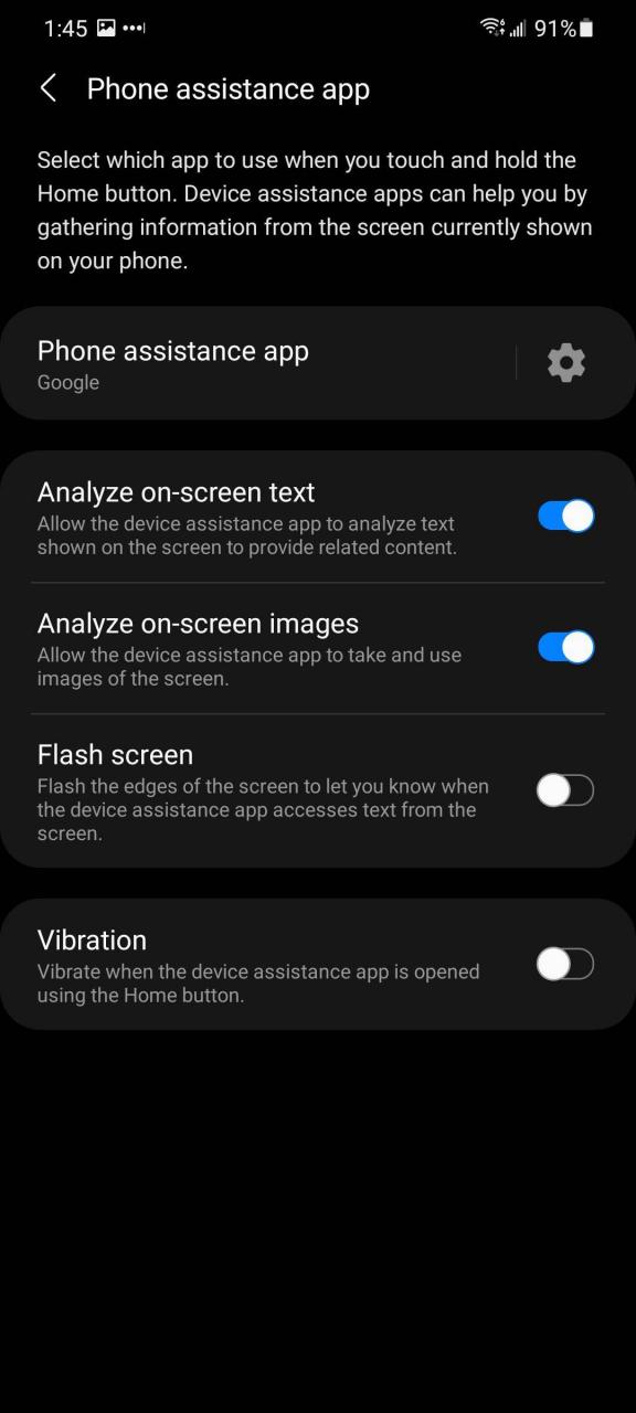 Comment changer l'assistant numérique par défaut sur Galaxy S21 / S22