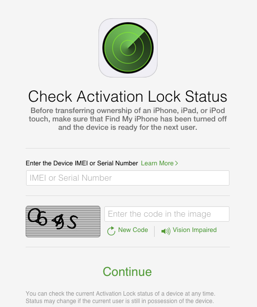 Find out if iPhone is Stolen with Activation Lock