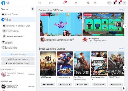 Jogos no Facebook (sala de jogos)