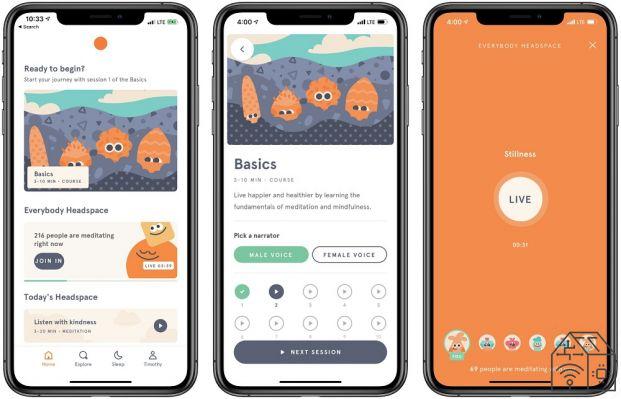 Headspace guides, an alternative way to meditate