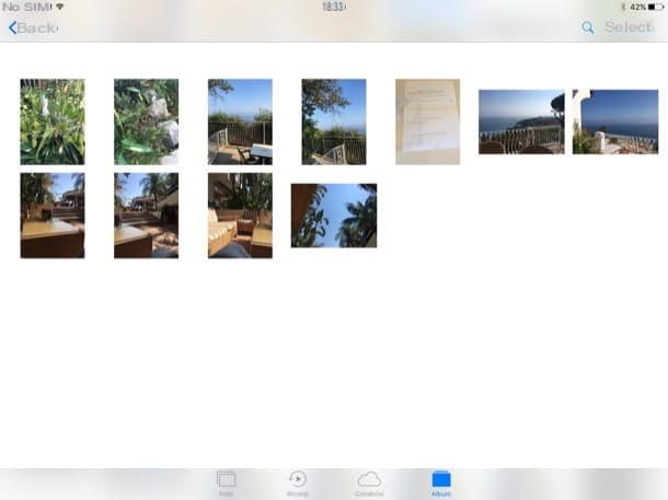 Cómo subir fotos al iPad