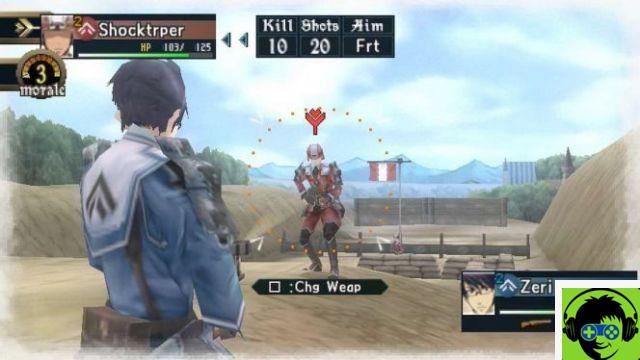 Valkyria Chronicles 2, senhas e cheats de PSP