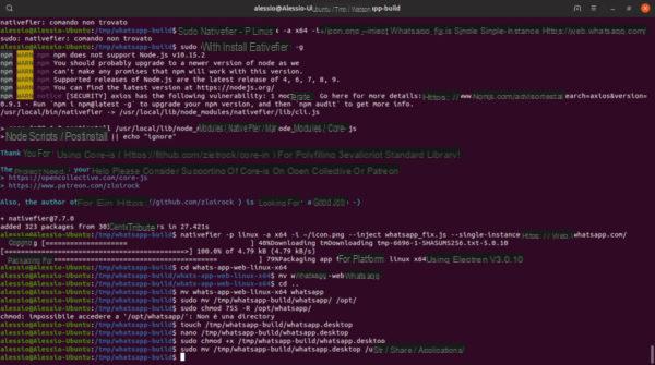Come installare e usare WhatsApp su Linux