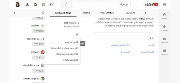 Cómo denunciar un canal de YouTube